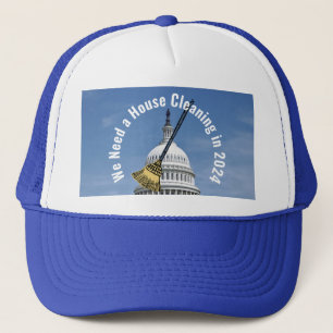 House Cleaning 2024 Election Trucker Hat
