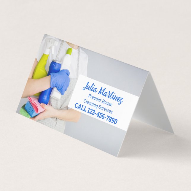 House Cleaning Business Card (Front)