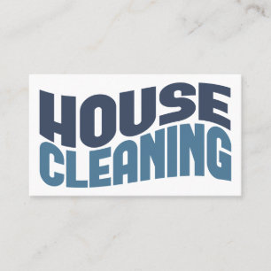 House Cleaning Business Cards