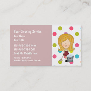House Cleaning Business Cards
