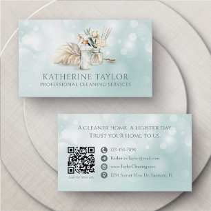 House Cleaning Company Business Card