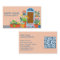 House Cleaning Cute Front Door Custom QR Code