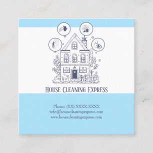 House Cleaning Express Appointment Card