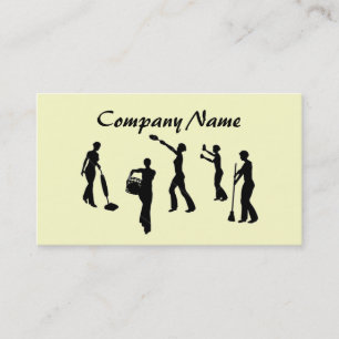 House Cleaning & Maid Services Business Card
