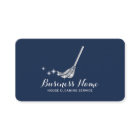 House Cleaning Modern Navy & Silver Maid Service