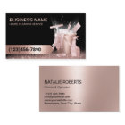 House Cleaning Service Black & Rose Gold Glitter 