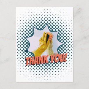House Cleaning Service Promotional Thank You! Postcard