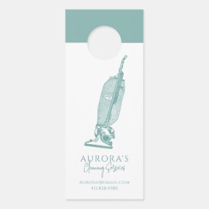 House Cleaning Service Vacuum cleaner Door Hanger