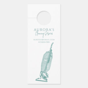 House Cleaning Service Vacuum Cleaner Door Hanger