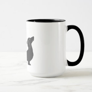 House Dachshund "Dinner is Coming" coffee mug