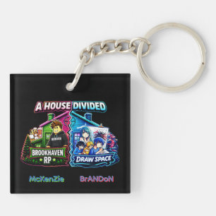 House Divided Brookhaven RP vs Draw Space Keychain