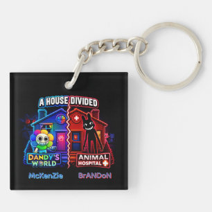House Divided Rivals vs Strongest Battlegrounds Keychain
