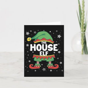 House Elf Matching Family Costume Elf Christmas Ou Card