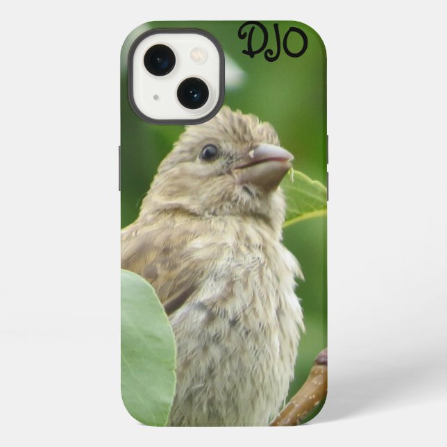 House Finch Bird Personalized iPhone Case (Back)