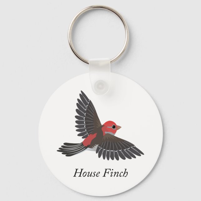 House Finch Keychain (Front)