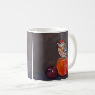 House Finch’s Midday Rest Painting by Alfred Fox Coffee Mug