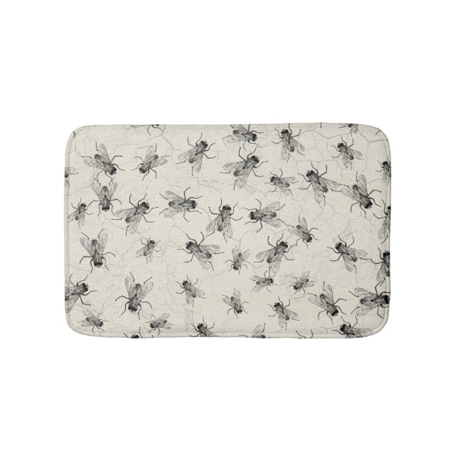 House Fly chaos Bath Mat (Front)