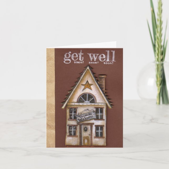 House Get Well Soon Card (Front)