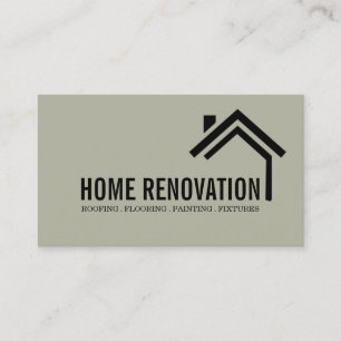 House Home Remodeling Renovation Construction Business Card