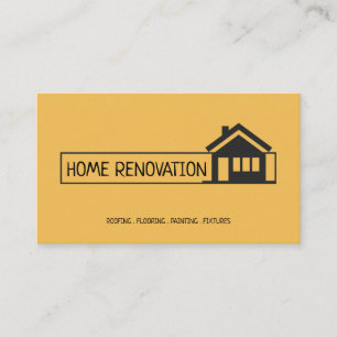 House Home Remodeling Renovation Construction Business Card