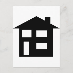 house icon postcard