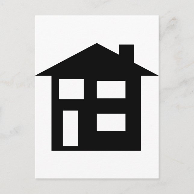 house icon postcard (Front)