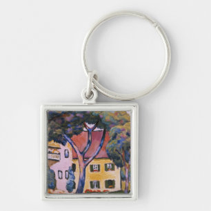 House in a Landscape Keychain