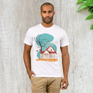 House In Autumn Mens T-shirt