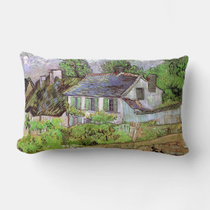 House in Auvers,Vincent van Gogh Lumbar Pillow