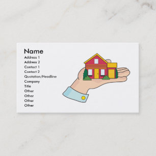 House in Hand Business Card