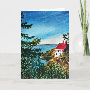 House in Oregon on Seaside Card