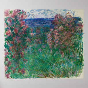 House in the Roses, Monet Poster