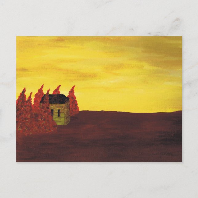 house in the trees postcard (Front)