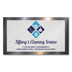 House Keeping Clean Services Magnetic Business Card