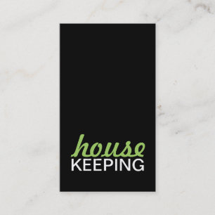 house keeping punch card