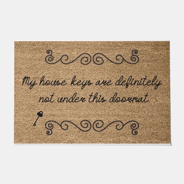 House Keys Doormat (Front)
