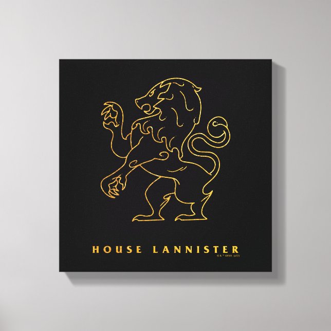 House Lannister Icon Canvas Print (Front)
