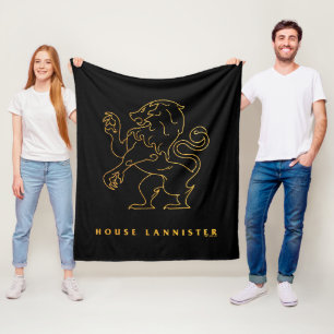 House Lannister Icon Fleece Blanket