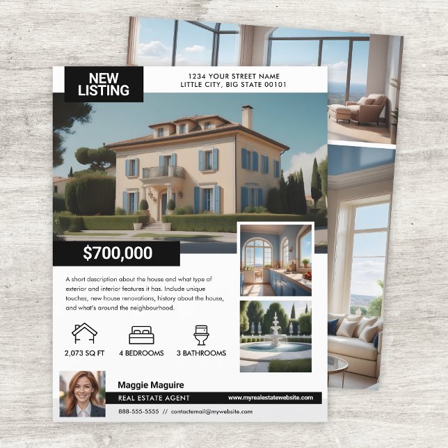 House Listing For Sale Real Estate Flyer (Creator Uploaded)