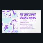 House Maid Cleaning Service and Supplies Magnetic Business Card<br><div class="desc">House Maid Cleaning Service and Supplies business card.</div>