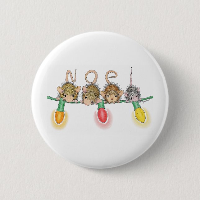 House-Mouse Designs® 2 Inch Round Button (Front)