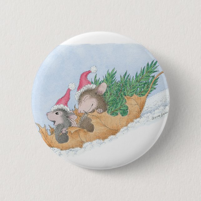 House-Mouse Designs® 2 Inch Round Button (Front)