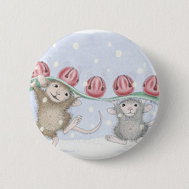 House-Mouse Designs® 2 Inch Round Button (Front)