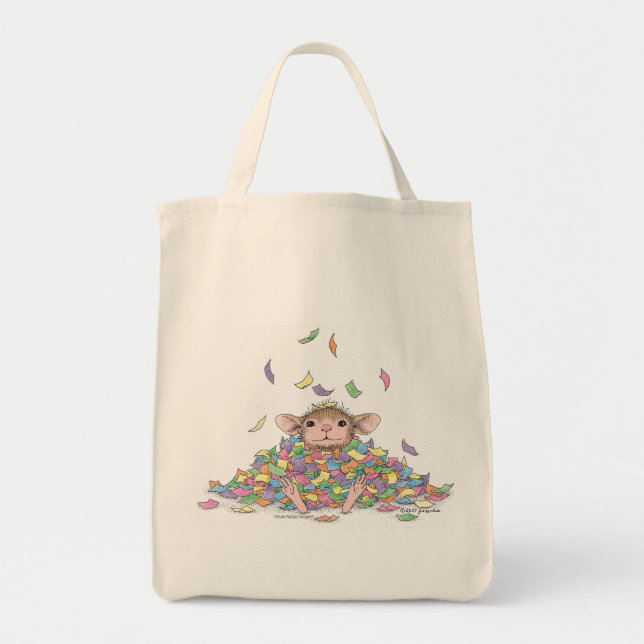 House-Mouse Designs® -  Grocery Tote Bag (Front)