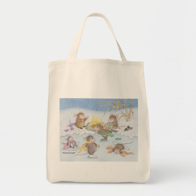 House-Mouse Designs® -  Grocery Tote Bag (Front)