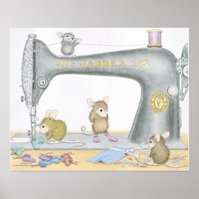 House-Mouse Designs® - Sewing Poster (Front)