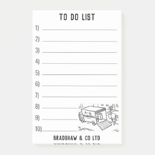 House Move Removals Business Post-it Notes