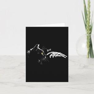 House Music Ghost Dj Optical Illusion Edm Hallowee Card
