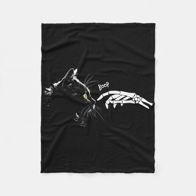 House Music Ghost Dj Optical Illusion Edm Hallowee Fleece Blanket (Front)