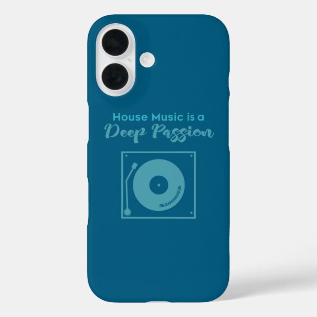 House Music Is A Deep Passion Case-Mate iPhone Case (Back)
